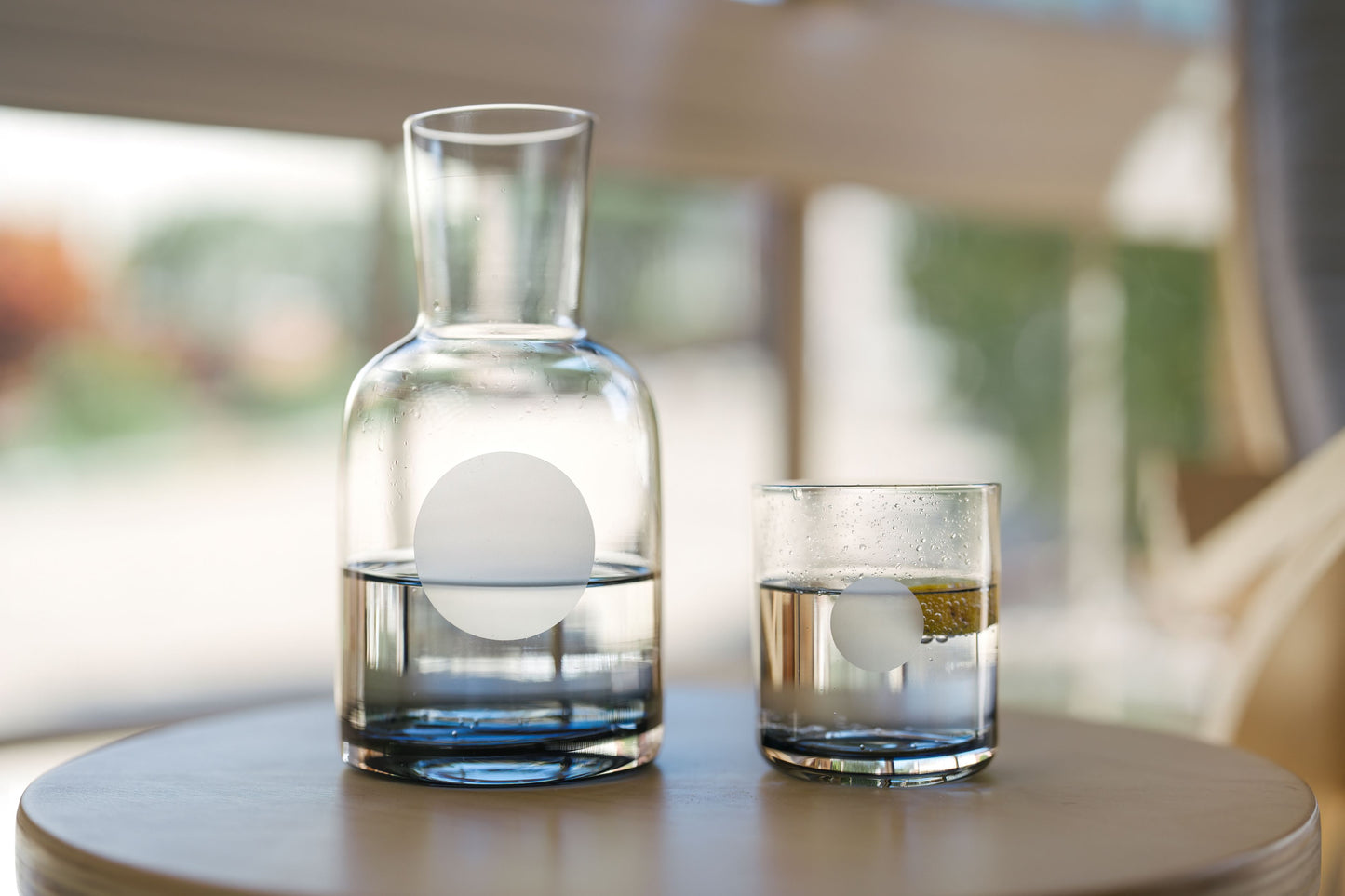 'Moon' water carafe set |4 x Tumbler | Fruit Punch Carafe | Lubanselect