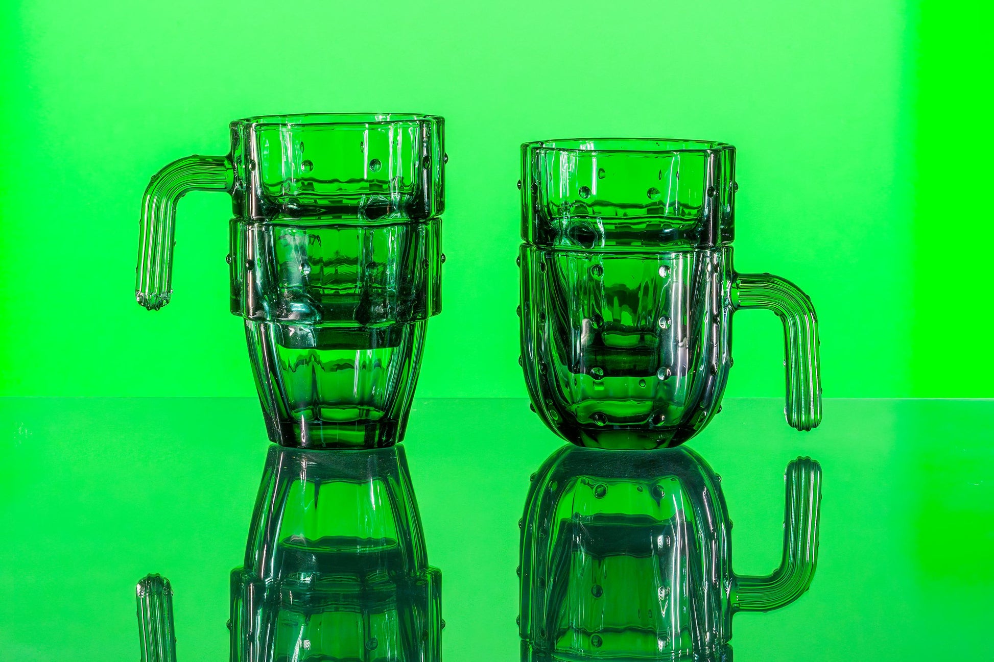 CACTUS CUP | GLASS WATER CUP (4 PIECE)